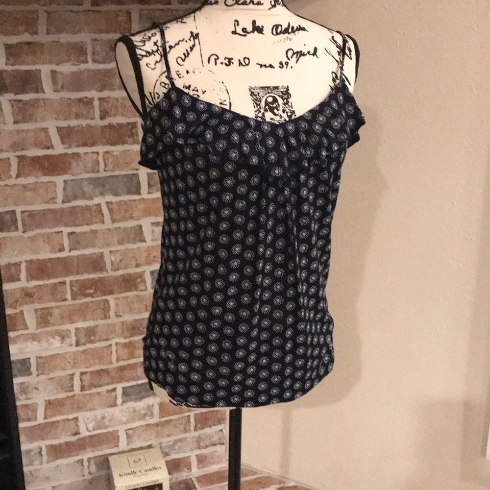 Ann Taylor Loft burst patterned camisole
